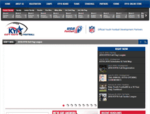 Tablet Screenshot of katyyouthfootball.com